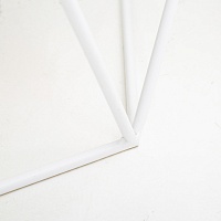 стол журнальный <гексагон металл> фанера-винтажный белый от ARCHPOLE в Москве