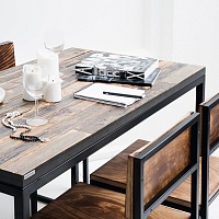 стол обеденный <минимализм > старая доска-коричневая от ARCHPOLE в Москве