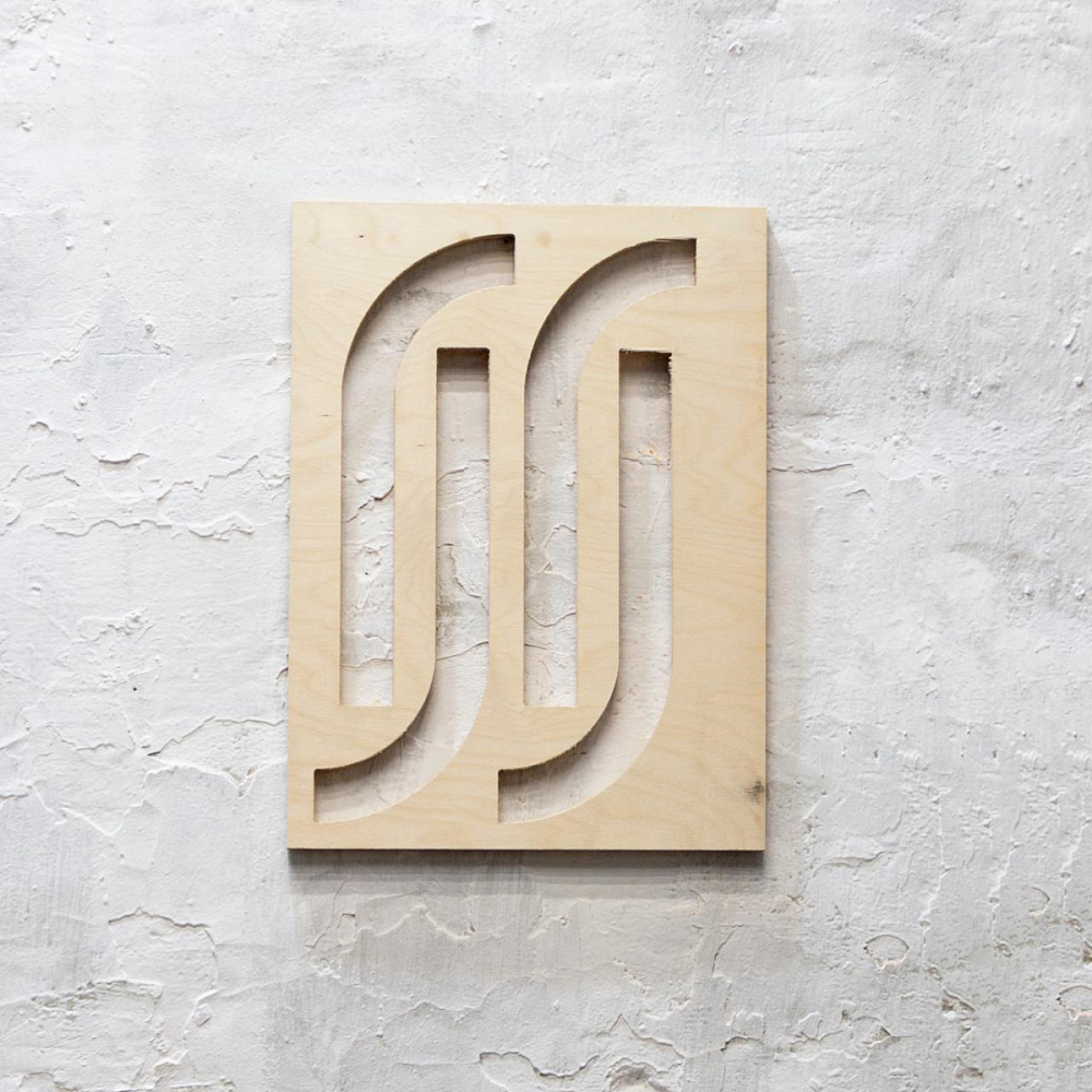 картинка ТРОФЕЙ панно ласточка двойная из фанеры 21 мм id.18709 от ARCHPOLE