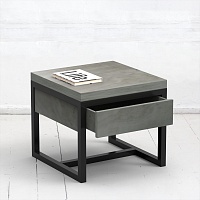 стол журнальный <old drawer> фанера-винтажный серый от ARCHPOLE в Москве