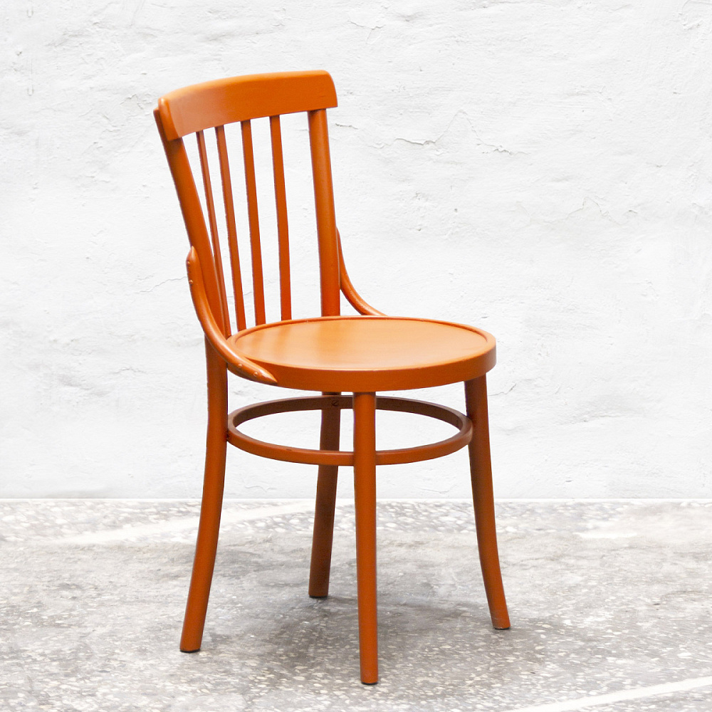 картинка В НАЛИЧИИ артефакт старинный Стул цвет - красно-оранжевый RAL 2001 арт.18707 от ARCHPOLE