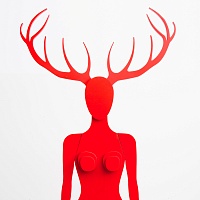 манекен <крошка оливия> с рогами красный от ARCHPOLE в Москве