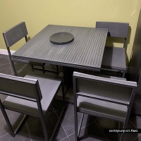 стол из стали с деревянным основанием <нео> цвет на выбор от ARCHPOLE в Москве