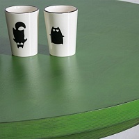 Стол обеденный <старый друг> столешница-винтажный зеленый от ARCHPOLE в Москве