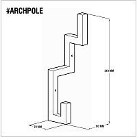 крючок <NO NAME 6> натуральный от ARCHPOLE в Москве