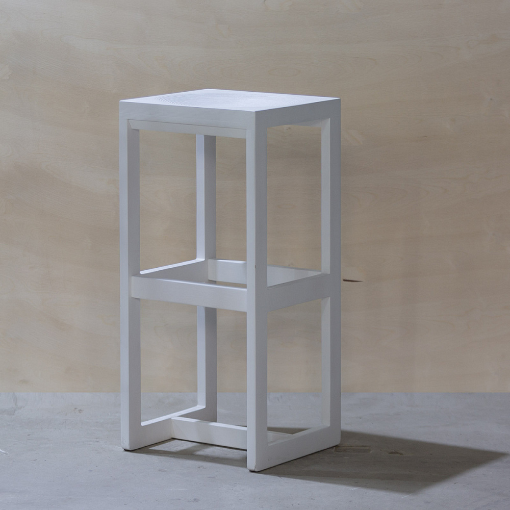 картинка В НАЛИЧИИ табурет барный Бразилия h сиденья 800 мм, фанера - белая арт. 18611 от ARCHPOLE