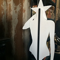 Манекен <Крошка> №4 с головой под заказ фанера-винтажный белый от ARCHPOLE в Москве